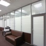 Глухая алюминиевая перегородка GFTD515